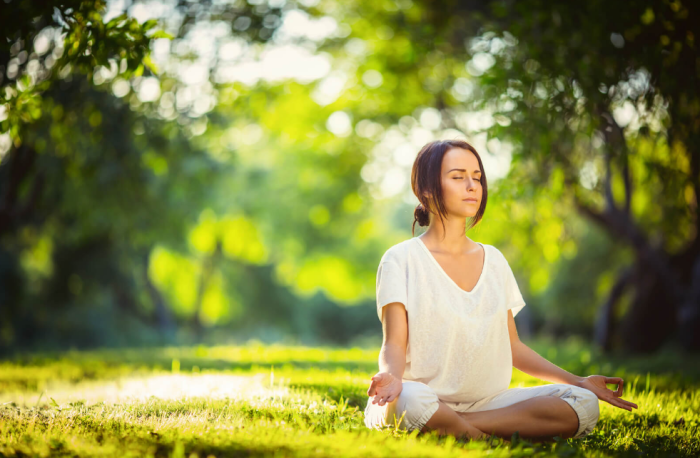 Meditation meditating woman